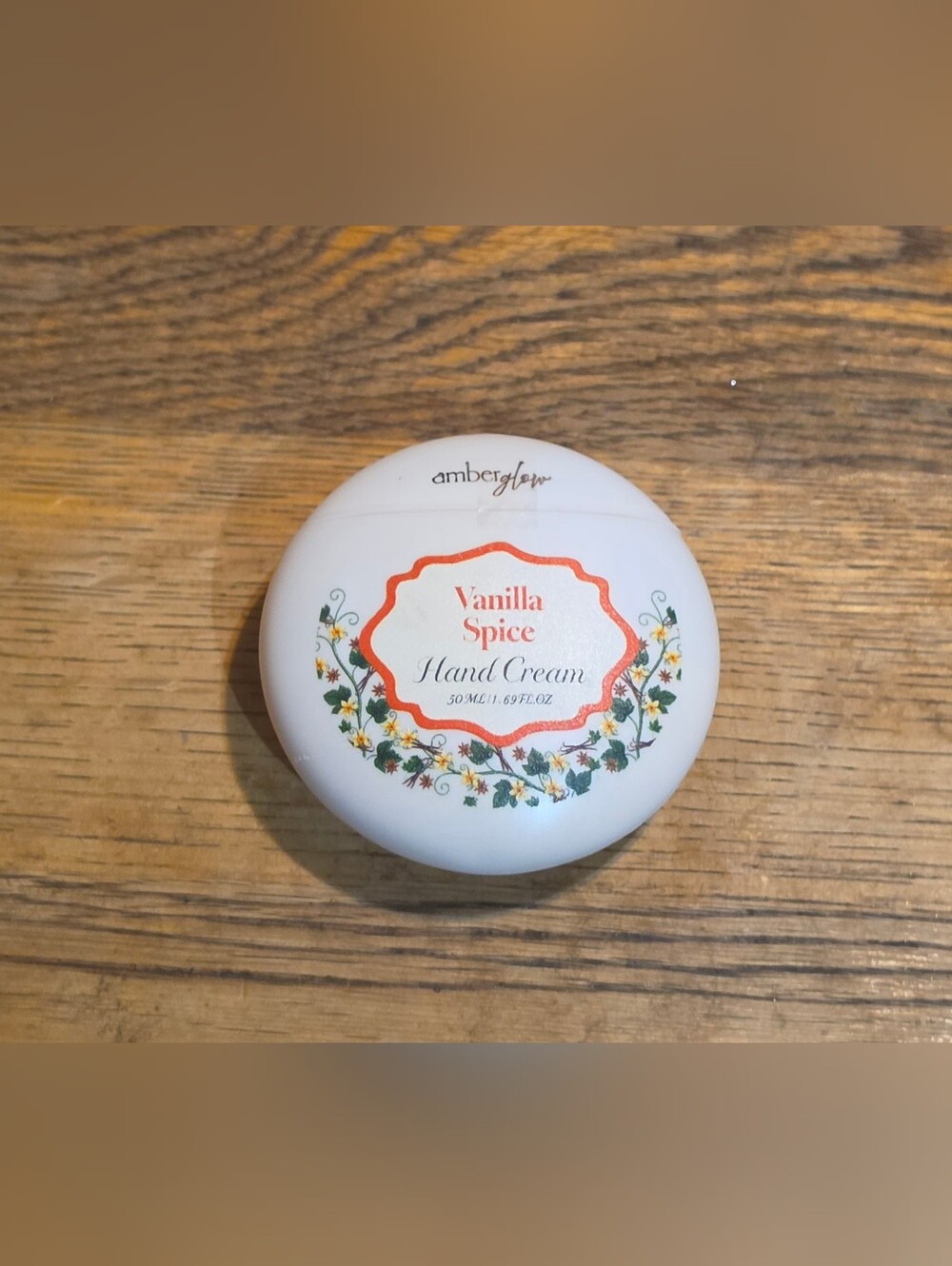 Amberglow Vanilla Spice Hand Cream - 1.69oz BNIB